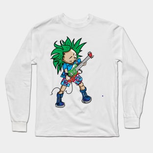 tiny guitar guy Long Sleeve T-Shirt